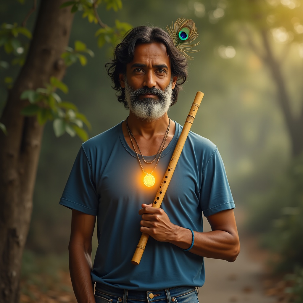 A vast cosmic clockwork seen from above — billions of tiny figures moving on interlocking gears, each believing they are choosing their own direction, while a gentle light pulses at the centre of each one