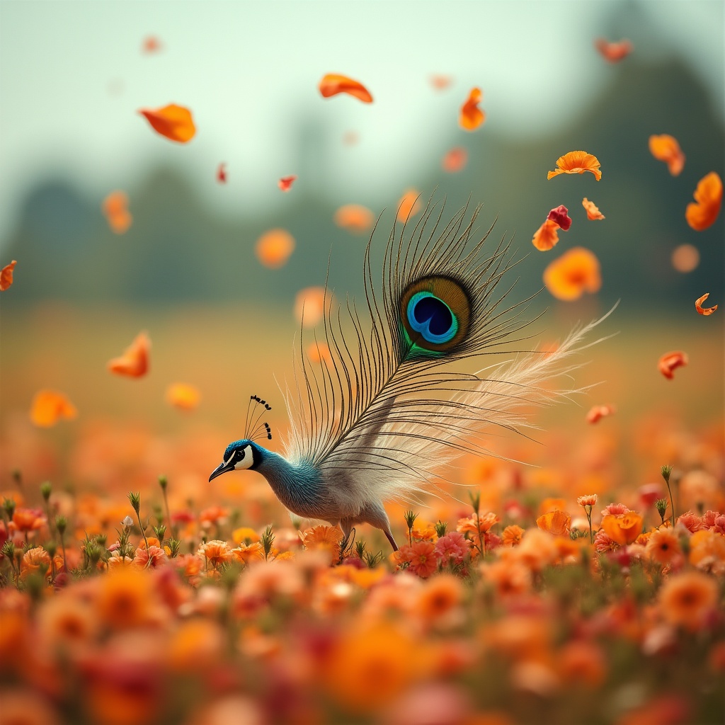 An invisible wind moving through a garden, carrying invisible scents — a metaphor for something essential moving between forms, unseen but undeniable