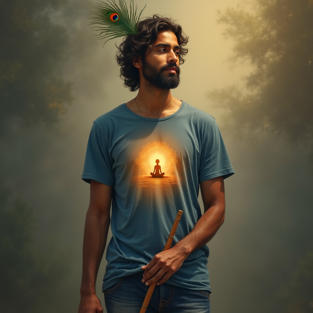 A luminous presence at the center of a human heart, radiating outward — connecting to memory, knowledge, and forgetting in equal measure