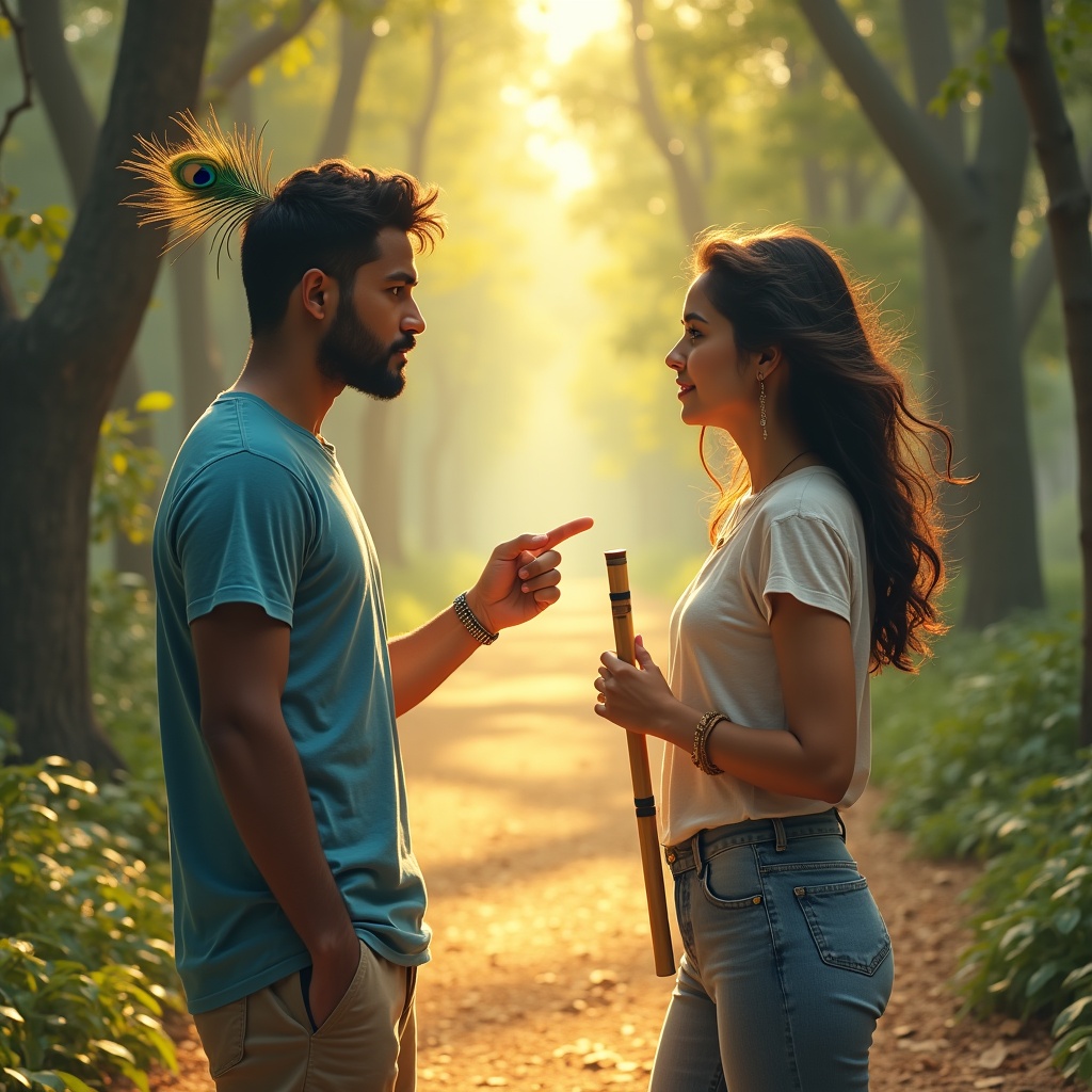 A person reaching out a hand in the dark, a single point of warm light ahead, representing focused trust toward one direction